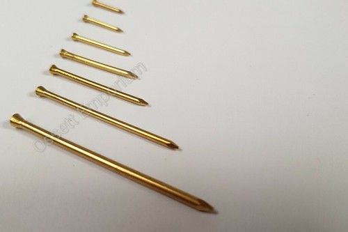 SOLID BRASS PANEL PINS 13mm 15mm 20mm 25mm 30mm 40mm 50mm Various Gauge