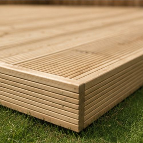 Wooden Garden Decking Complete DIY Kit Pressure Treated Timber Various Sizes — image 6