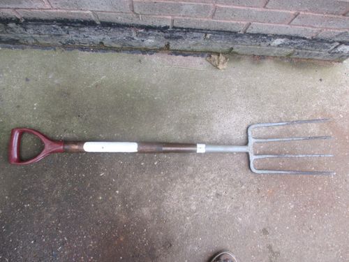 Vintage Old Antique Spear & Jackson Garden Fork Lightweight — image 1