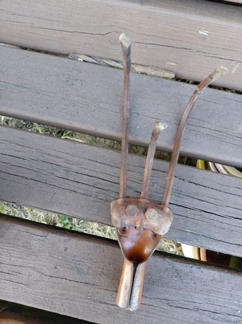 Vintage Cultivator 🌿 B090 (3 Prong Claw Hoe Rotavator Weeder Old Garden Tool)