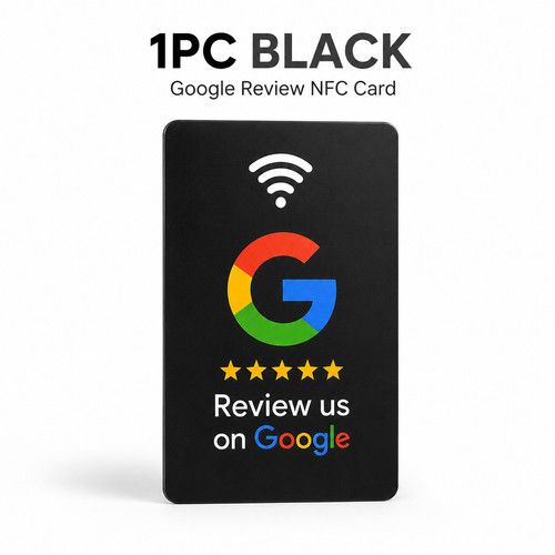 Google Review NFC Sticker 10cm Acrylic Smart Tap Table Sign For Business Owner