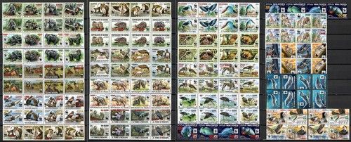 WWF 60. anniv. 2021 collection 36 sets / 7 countries CV Michel €678 MNH #CNA444