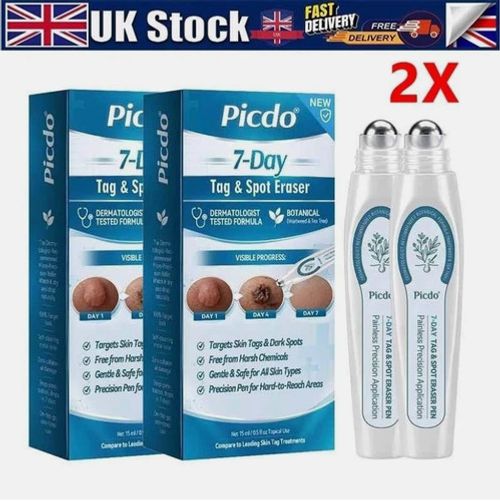 2X Picdo Skin Tag Remover,Picdo Tag and Spot Eraser,Skin Tag &Dark Spot Remover