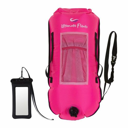Swim buoy, Tow Float, Dry Bag for Open Water Swimming, 28L & Free Phone Case