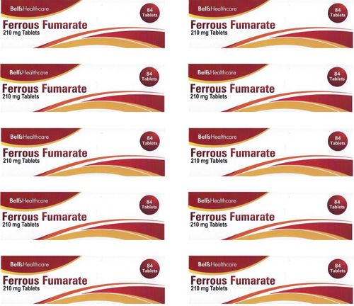 BELL'S HEALTHCARE Ferrous Fumarate 210mg Tablets (84)  **from only £3.99/pack** — image 1