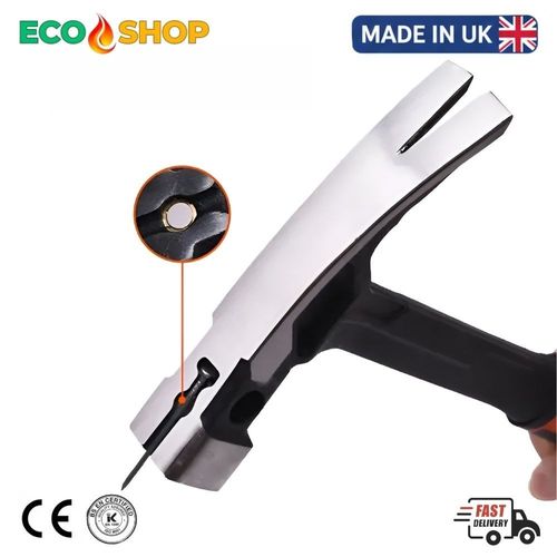 16oz Heavy Duty Magnetic Claw Hammer Forged Steel 39cm Carpenter Tool UK Made — image 6