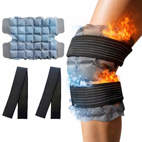 Reusable Knee SAP Ice Pack Hot Cold Compress Pain Relief Wrap Support Pad UK — image 6