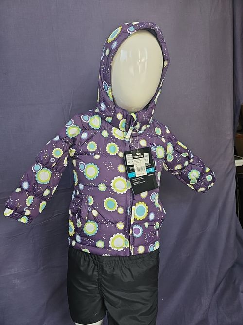 RRP £35 6-12 Months Janet Baby Girls Jacket Purple — image 2