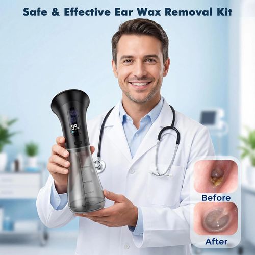 Ear Wax Removal Kit Electric Irrigation Flushing Cleaner 2000mAh Fast Charging — image 2