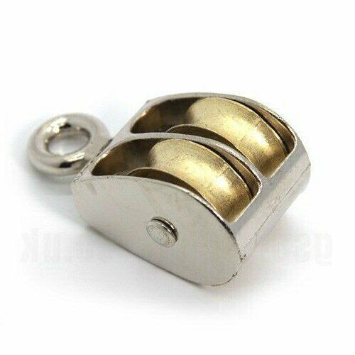 Pulley Zinc Single / Double with Cast Wheel 20mm-50mm Awning Washing Line Pulley