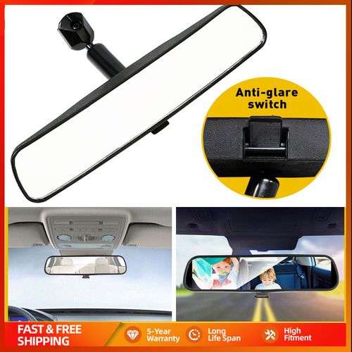 Rear View Mirror Interior Replacement 8 inch Wide Angle Car Truck SUV Day Night — image 10