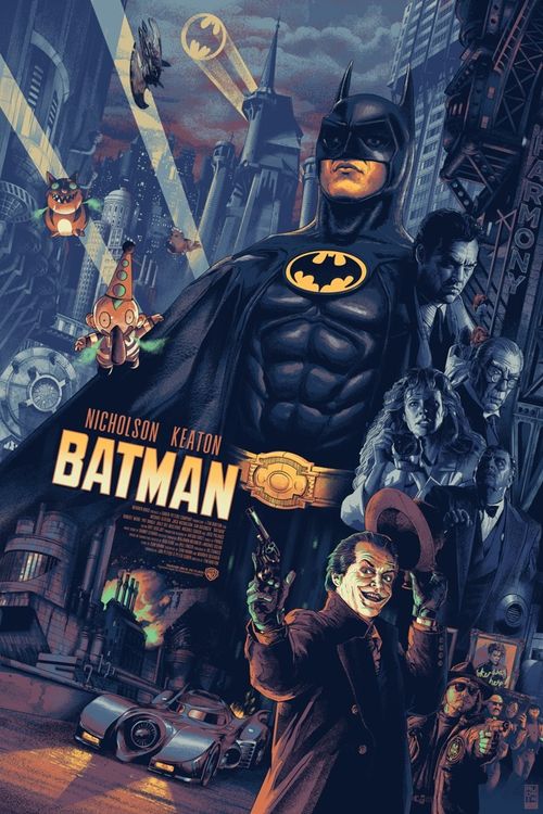 Large A0 A1 A2 A3 A4 A5 Batman 1989 Returns 1992  Wall Art Poster 19 Variations — image 1