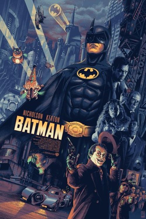 Large A0 A1 A2 A3 A4 A5 Batman 1989 Returns 1992  Wall Art Poster 19 Variations