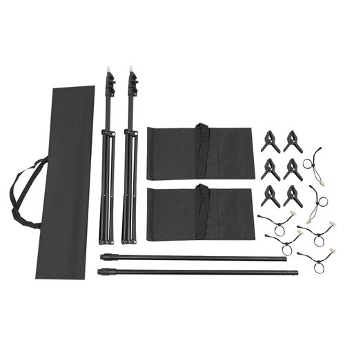 3x3m Backdrop Stand, Photo Studio Adjustable Background Stand, Backdrop Stand — image 9