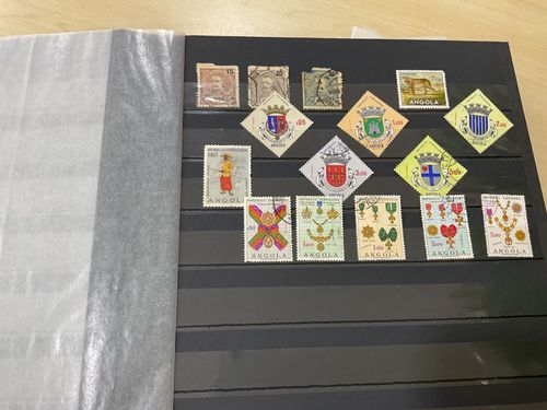 World stamps. Mostly airmails + birds.  Mint/used. Stock book @193 — image 10