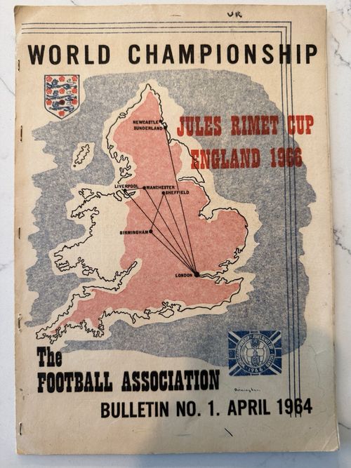 1966 World Cup - Complete set of 5 FIFA/FA Bulletins *SUPER RARE* — image 2