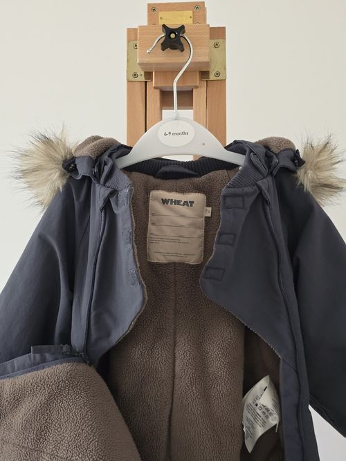 WHEAT Snow Suit Nickie Grey Blue Size 80/12M ORIGINAL & PRE-LOVED — image 5