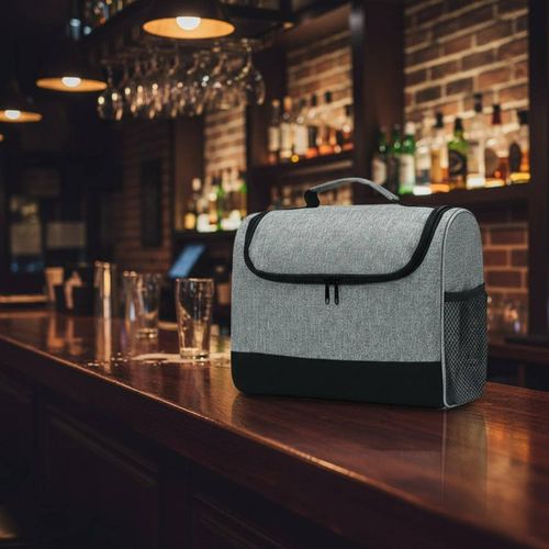 Bartender Tool Bag Multi-Pocket Organizer Bar Tool Storage Bag Padded Protection — image 6