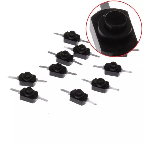 Mini Push Button Switch 10Pack Latching Micro On-Off Switch for Flashlight  DIY — image 13