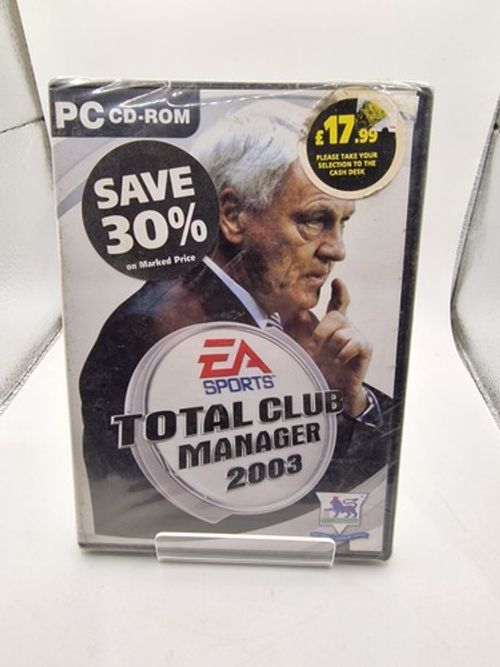 Total Club Manager 2003 PC CD-ROM Game Brand New and Factory Sealed RARE