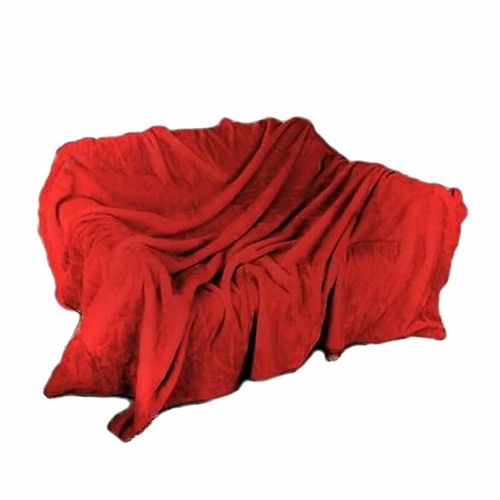 Super Soft Faux Fur Mink Throw Large Sofa Blanket Fleece Plain Warm Double King — image 4