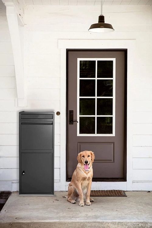 Large Parcel Delivery Drop Box Lockable Secure Outdoor Waterproof Letter Postbox — image 14