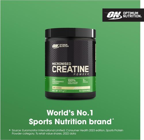 Micronised Creatine Powder, Unflavoured, 317g, 93 Servings — image 2