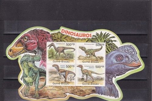 GUINEA BISSAU-2001-DINOSAURS-STAMP SET-MNH