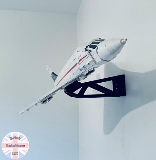 Adjustable Wall Mount for LEGO Icons Concorde 10318 (Black) — image 7