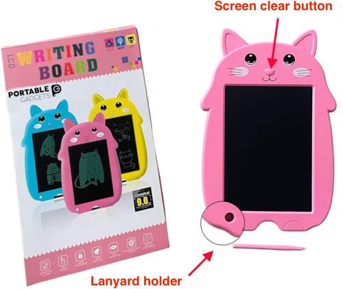 Portable Gadgets LCD Writing Pad. 8.5" Scribble Doodle Board Fun Cat for Age 3+ — image 14