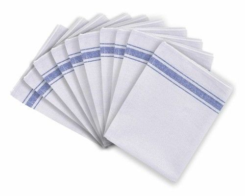 Pack of 20 Cotton Catering Tea Towels Kitchen Restaurant Bar Glass Cloths