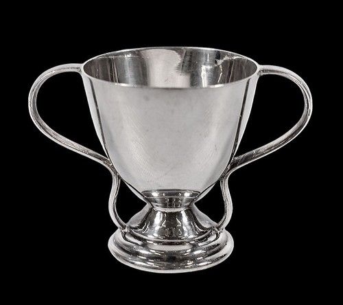 Vintage Sterling Silver 925 Small Trophy / Sharing Cup 42g Sheffield 1936
