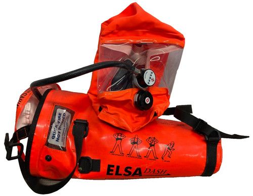 Sabre ELSA Dash Emergency Escape Breathing Apparatus (EXP) 15 Mins Tank & Hood