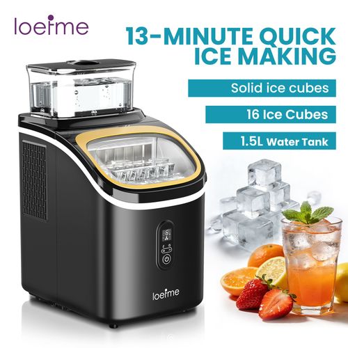 Automatic 1.5L Ice Maker Countertop Machine Ice Cube Maker with Self-Cleaning UK — image 3