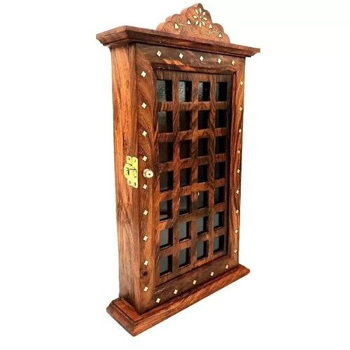 Antique key cabinet Vintage Wooden key Holder Solid Wood Best key Box wooden