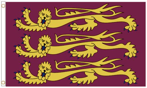 Old England Richard the Lionheart Polyester Flag - Choice of Sizes