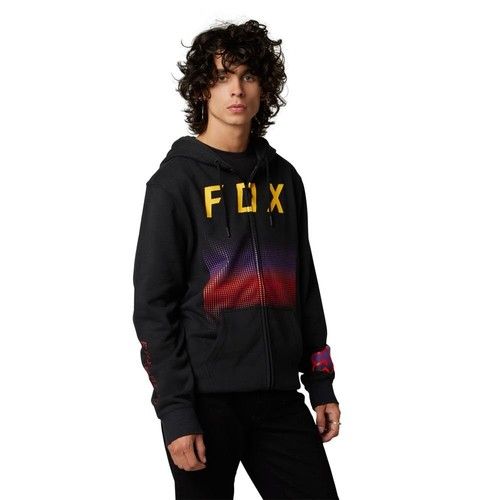 Fox FGMNT Zip Hoodie Mens Casual Fleece Black MX MTB BMX