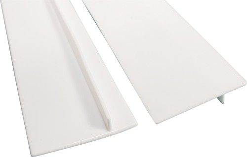 Stove Gap Covers 53cm Silicone Kitchen Counter Filler Strip 2 Pack Black orWhite