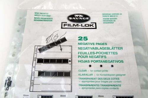 25x Acid-Free Archival Storage Filing Sheets Negative Pages 35mm 135 Film  Slide — image 4
