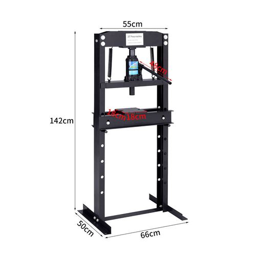 20T Heavy Duty Hydraulic Shop Press Workshop Garage Bearing Floor Standing Tool — image 2