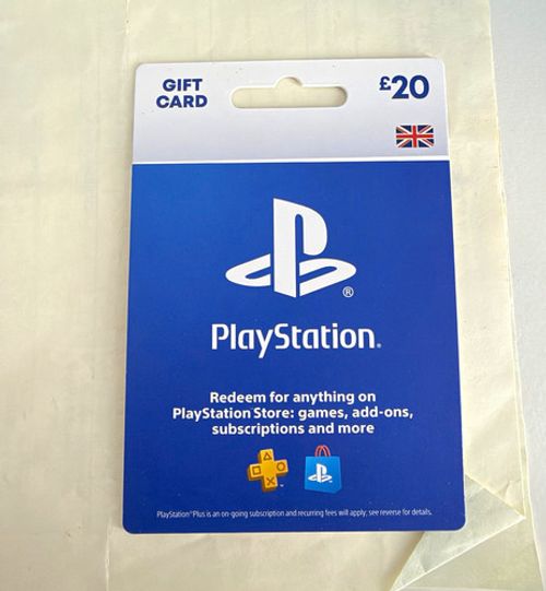 PlayStation £20 UK PSN Gift Card Voucher Redeemable on PlayStation Store