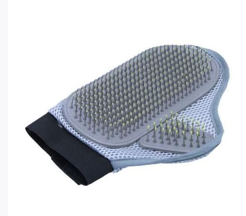 Grooming Glove Deshedding Mitt Pet Bath Gloves Comb Hair Removal Massage Tool — image 1