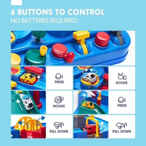 Hahaland Kids Toys for 3 Year Old Boys Car Race Track Boys Toys Age 3 4, Toy & 3 — image 3