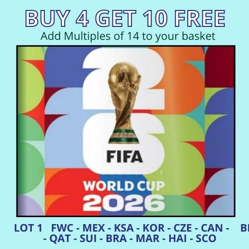 2026 World Cup Panini Sticker Collection FIFA - Group A, B, C - BRAZIL