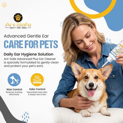Ani-Safe Dog and Cat Ear Drops, 120ml, Cleanser, Aloe Vera wax blocked ears UK — image 2