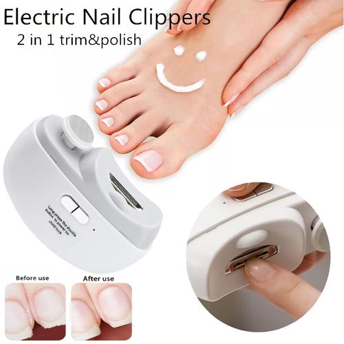 Electric Toe Nail Clippers For Thick Nails Nail Trimmer Cutter USB Rechargeable — image 3