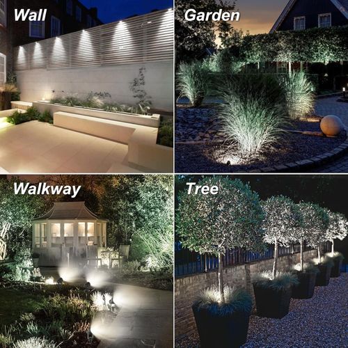 T-SUN Solar Powered Spot Lights LED Outdoor Wall Light Garden Landscape Lamps UK — image 4
