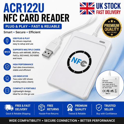 ACR122U NFC Reader Writer 13.56Mhz Non-contact Smart Card Reader — image 1