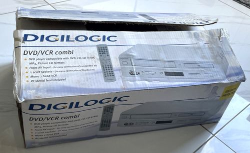 Digilogic DVDVCR2 DVD/VCR Combo Player VHS Video Cassette Recorder With Cable — image 19