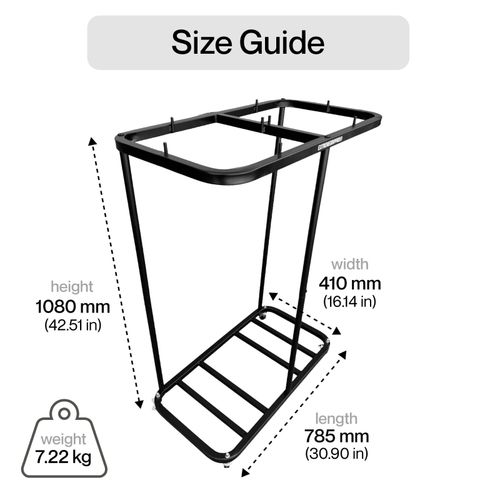 Mail / Post / Double Bag Sorting Holder Postbag Trolley for Royal Mail Sacks — image 2